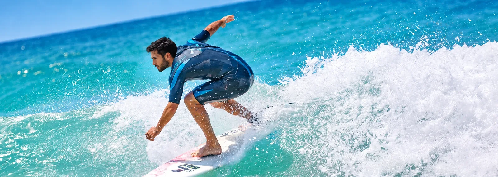 Surfing at Memories Beach